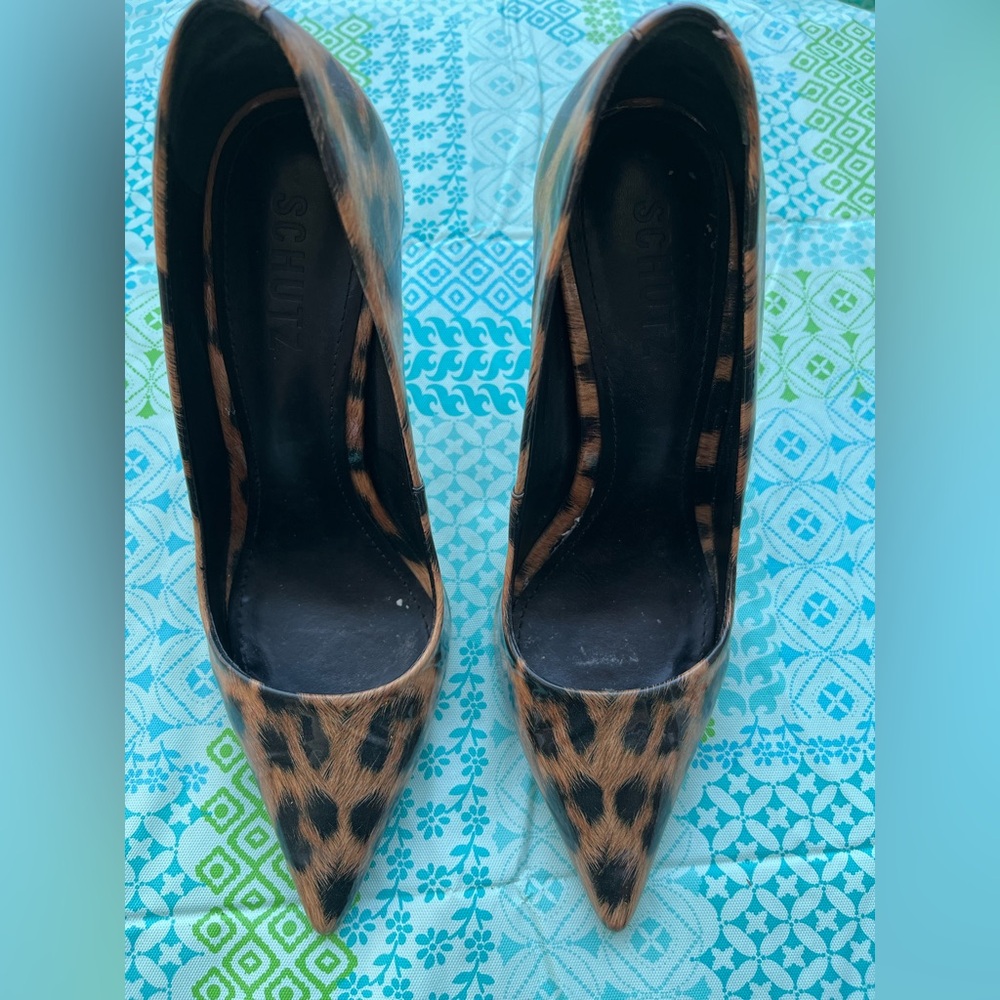 SCHUTZ Animal Print Women's Heels